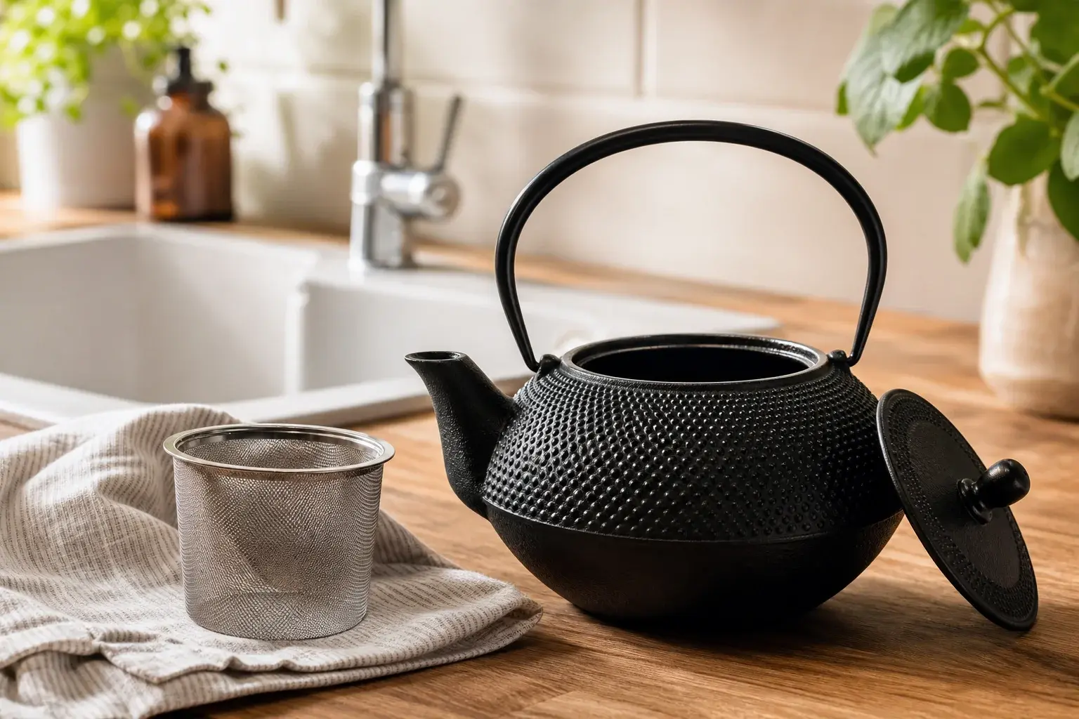 Comment entretenir une théière en fonte ?
